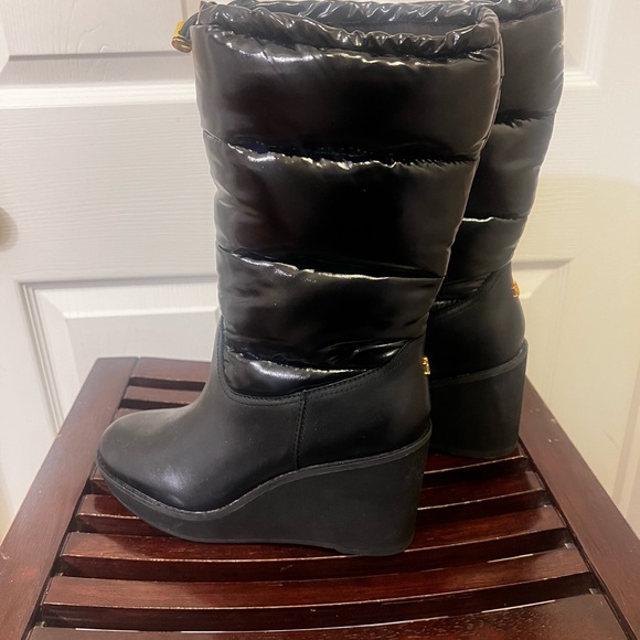 Ralph Lauren Rudee black water resistant leather boots, size 6, brand new! - Picture 13 of 13